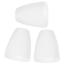 3 Pcs Ceiling Light Shade Set Frosted  Plastic Lampshade Decorative