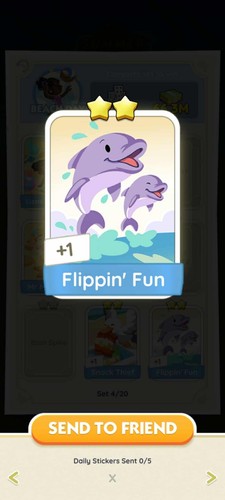 Flippin' Fun 2⭐ sticker (Set 4 #9 ) Escape Summer Album