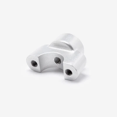 Handlebar Clamp pour LX650-2C-E5 Silver Easy Installation Polished Scooter Front - Photo 1/2