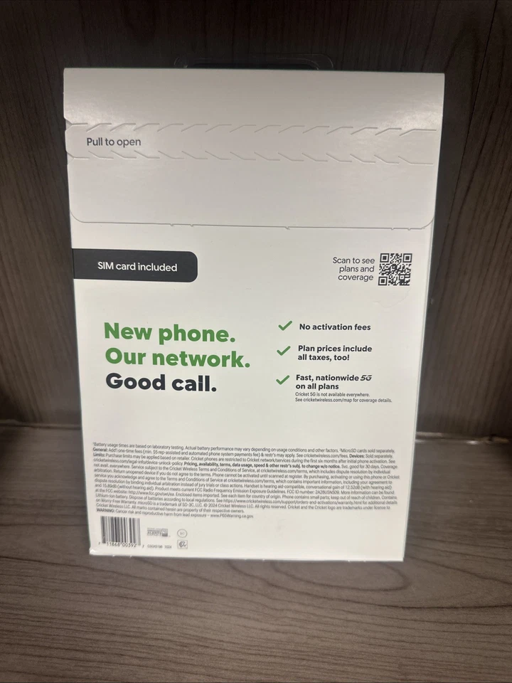 Cricket Wireless Outlast 5G, 128GB/6GB RAM/50MP/8MP, Midnight Majesty Phone 🆕 - Image 2 of 4