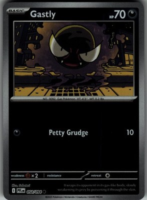 Gastly foil Common ME02: Phantasmal Flames 054/094 NM