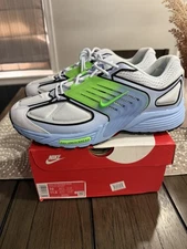 NEW Men's Nike Air Pegasus Wave Football Grey/ Green Strike Sneakers Sz 10