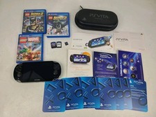 Sony PS Vita PCH-1001 Wi-Fi OLED 32GB Console Bundle (TESTED)