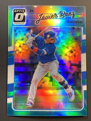 2017 Donruss Optic #82 Javier Baez Aqua SP /299 - Chicago Cubs