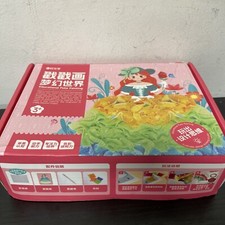 Princess DIY Poke Painting Kit Kids Toys Girls Dream Princess Dress Up Sticker