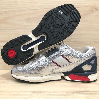 NEW Concepts X Adidas ZX 9000 Boston Marathon Sz 10 Silver Blue