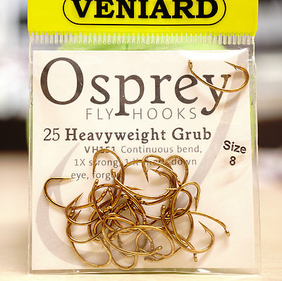 OSPREY VH151 HEAVYWEIGHT GRUB 25 Stück Veniard UK Gr. #8 #10 #12 #14 Top 