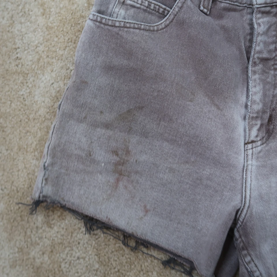 Pantalones Cortos De Colección St. Johns Bay Denim Corte Para Mujer 10 Gris Tiro Alto Denim Foto 2 de 4