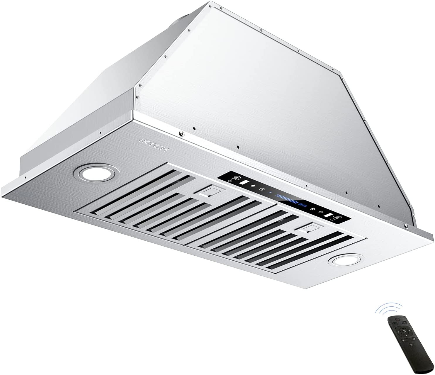 30 Inch Built-In/Insert Range Hood 900 CFM, Ducted/Ductless Convertible Duct, St
