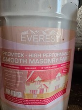 Everest high performance external wall masonry paint 20L -unopened + 15L opened 