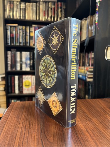 First Edition 5th Printing Tolkien Silmarillion Allen Unwin 1977 With Map - Picture 2 of 10