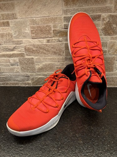 Nike Mens Hyperdunk Zoom X Low Basketball Shoes Orange Sz 20 - EUC!