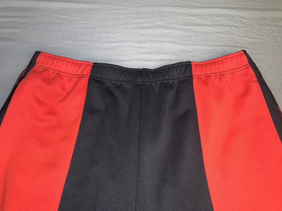Supreme New York Barbed Wire Athletic Shorts Size Large Black Red