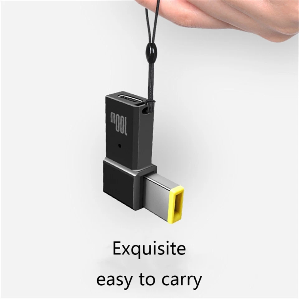 100W USB Type C Female to Square PD Plug Converter USB-C DC Power Connector - Image 2 of 4