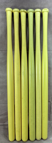 Vintage Generation 3 Official Wiffle Ball Yellow Bat 1983-1991 USA Lot of 6