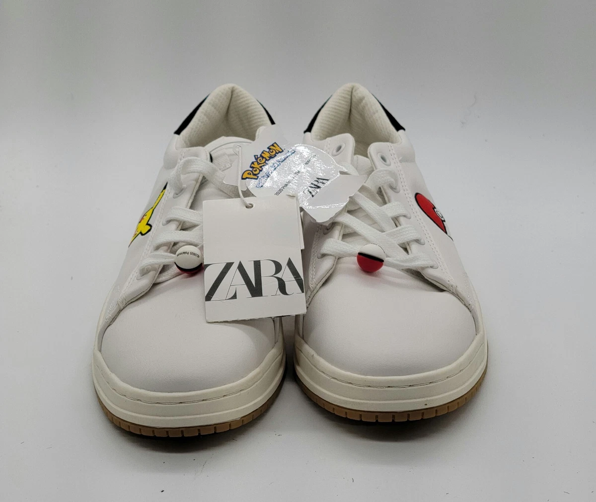 Zara Pokemon Pikachu Kids Boys Girls Sneakers size 4 New With Tags