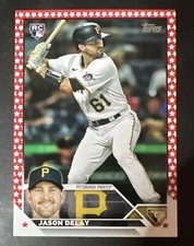 2023 Topps Update Jason Delay Rookie Independence Day # 42/76 Pirates RC SP