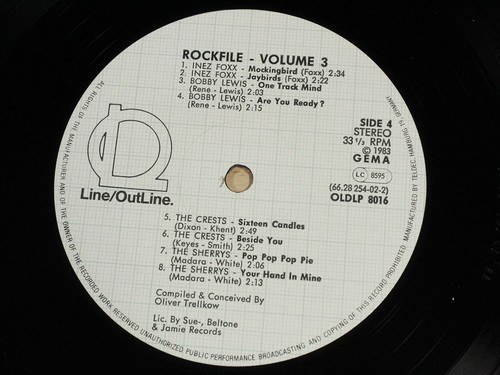 EX !! Rock File Volume 3/1982 Line Outline 2x LP Set/Del Shannon/Inez Foxx - Picture 7 of 9