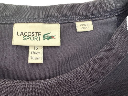 Lacoste Sport Boys Oversized Crocs Outline Logo Sweatshirt Fleece Sweater 16 - Picture 8 of 8