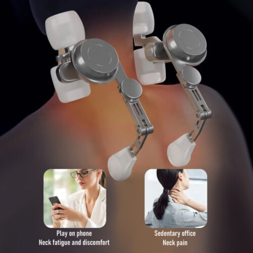 Electric Neck Massager Heated Cervical Shoulder Massage Deep Knead Pain Relief - Picture 6 of 14