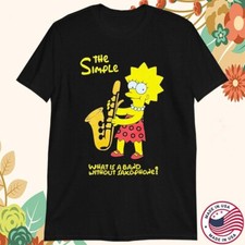 Lisa Simpson The Simple Heavy Cotton Black All Size T Shirt For Men TR239