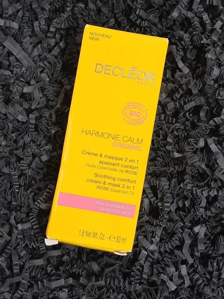 Decleor - Harmonie Calm Crema y Mascarilla Confort Calmante Orgánica 2 en 1 Rosa - 50 ml Foto 3 de 4