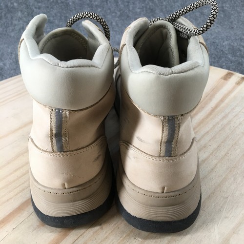 Rocket Dog Boots Womens 10 Ankle Combat Hiking Casual C345 Beige Faux Leather - Picture 10 of 17