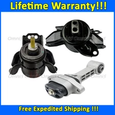 K3264 Motor & Transmission Mount Set 3pc For 2014-2019 Kia Soul 1.6L 2.0L Auto