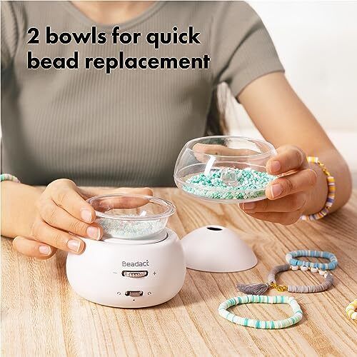 Electric Bead Spinner, Clay Bead Spinner, Battery-Powered Bead