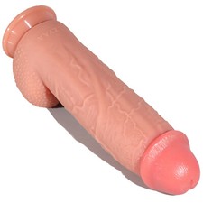 Huge Dildo Suction Cup Realistic Extra Large Penis Dong G-spot Sex Toy for Women
