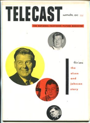 MAG: TELECAST-NOV 1949-ARTHUR GODFREY-UNIQUE-RARE-SOUTHERN STATES PEDIGREE-vf...