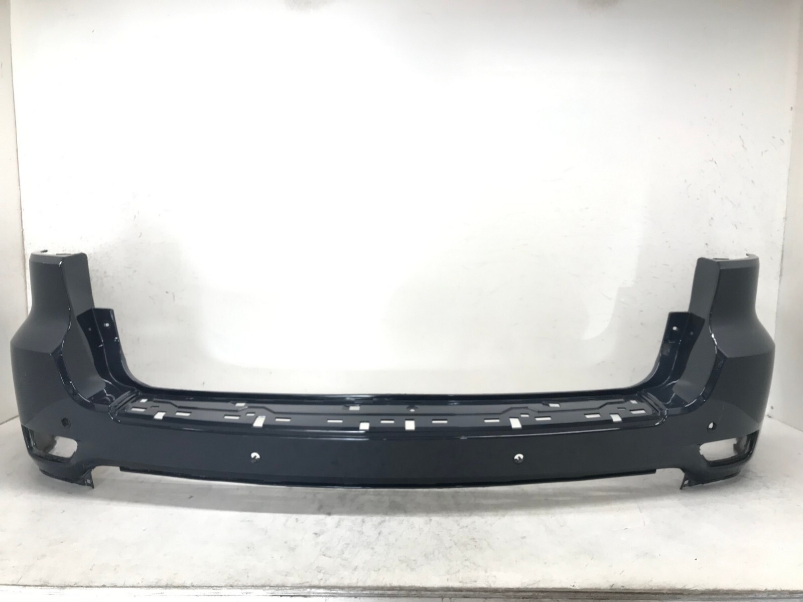 Rear Upper Bumper Cover Gray Jeep Grand Cherokee 2016-2022 w/Sensor Holes CAPA