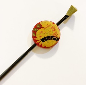 Japanese Geisha Style Hairstick Hair Pin With Peony Flower Design In Gold Tip Ebay ebay