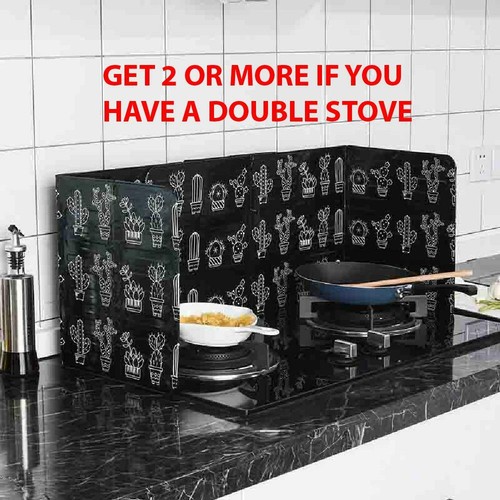 AU Stock Kitchen Oil Splash Guard Cooking Oil-Proof Board Kitchenware (CACTUS) - Picture 5 of 5
