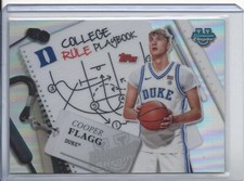 COOPER FLAGG 2025 BOWMAN CHROME UNIVERSITY COLLEGE RULE PLAYBOOK REFRACTOR #5
