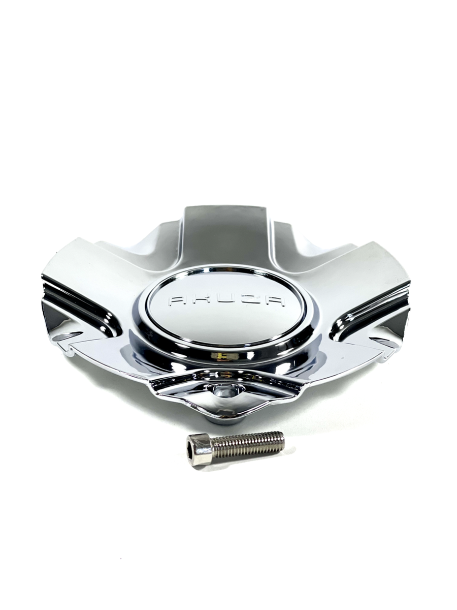 Akuza Wheels Chrome Wheel Rim Center Cap Replacement # EMR0848-CAR