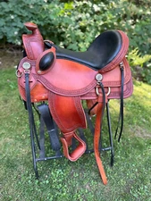 17.5" Custom Western Saddle...Excellent Quality!!! Beautiful!!!
