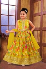 Readymade kids girls lehenga choli party wear eid indian girls designer dress
