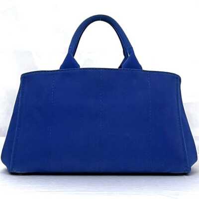 Prada tote bag f-22702 Blue COBALTO Kanapa BN1872 Good condition