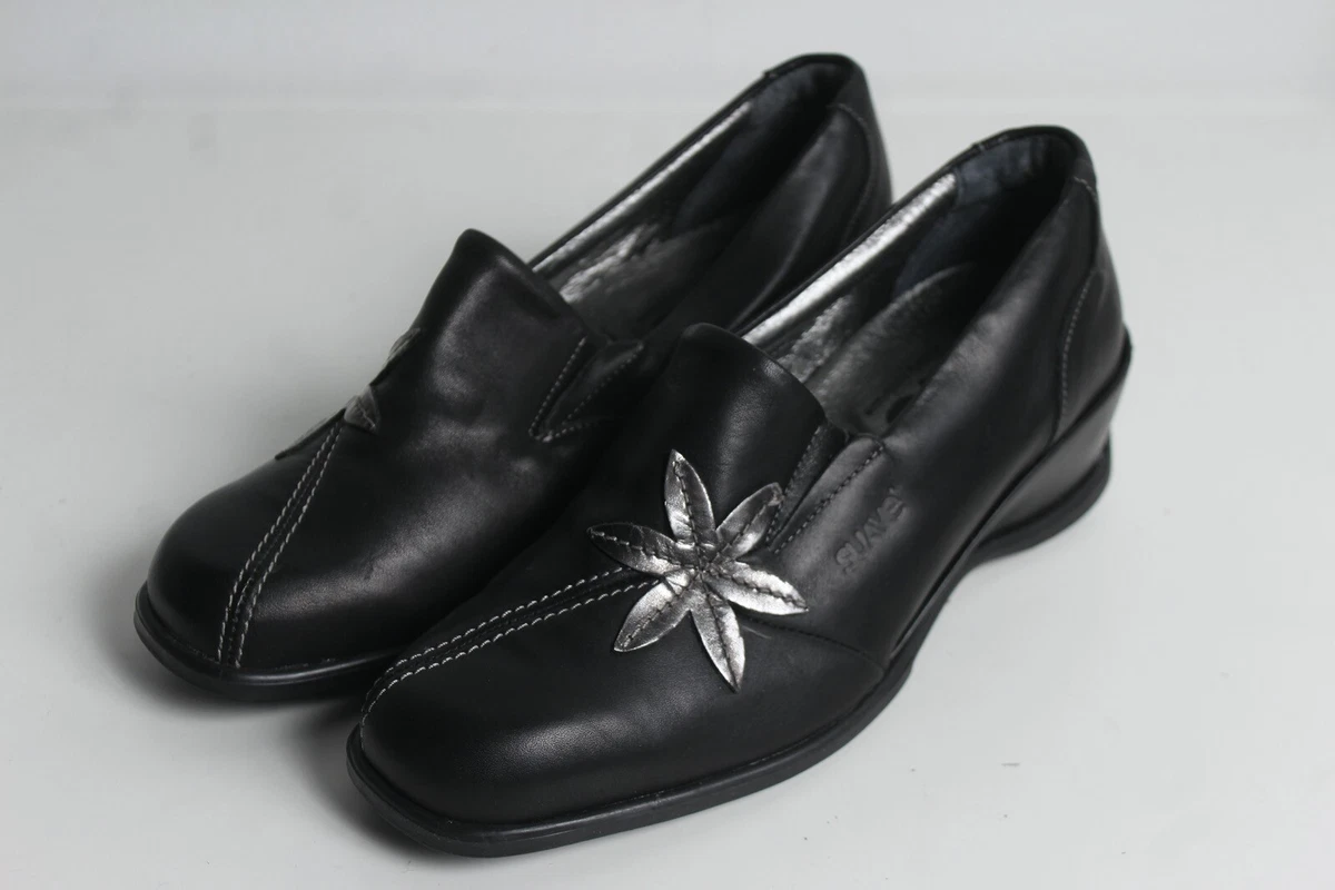 Small wedge shop black shoes