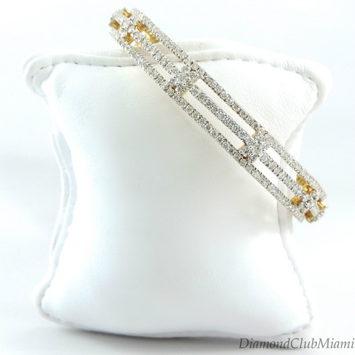 Brazalete brazalete de oro 18 quilates diamante de 8,50 quilates 18,7 gramos - Imagen 11 de 11