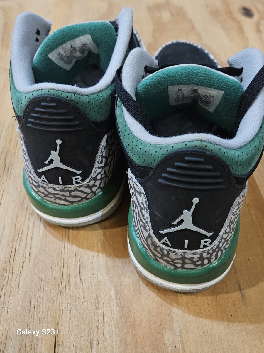 7Y Nike Air Jordan 3 Retro Mid 'Pine Green' GS | eBay