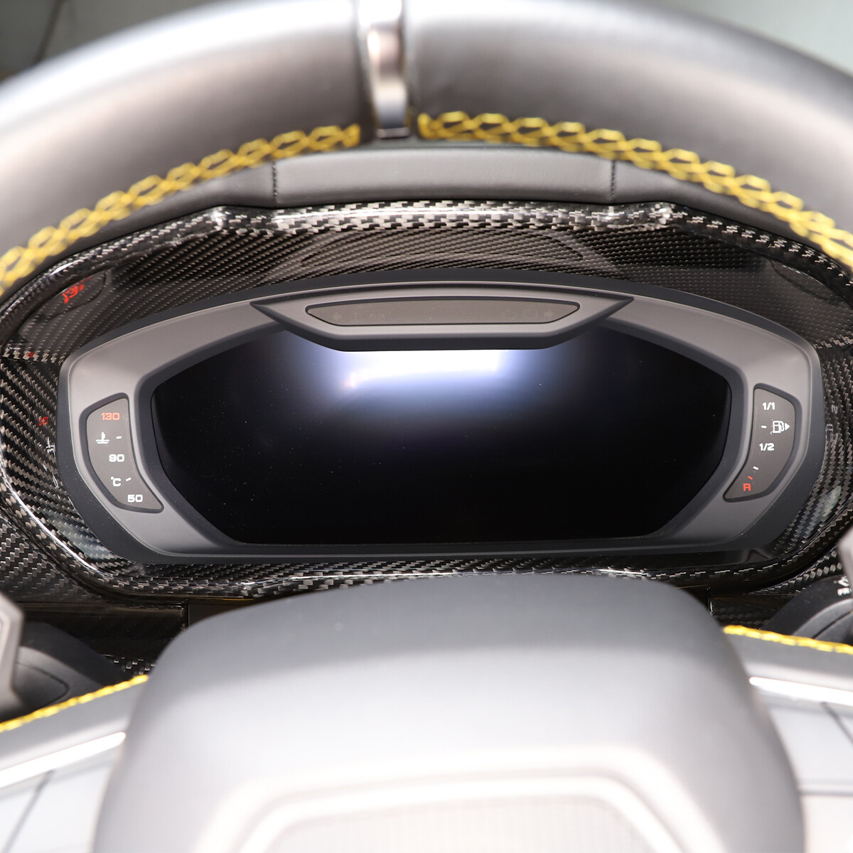 Real Carbon Fiber Dashboard Trim Instrument Cover For Lamborghini URUS 2018-2023
