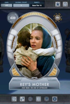 Star Wars Card Trader - 2022 Base Tier 10 54321 - Rey's Mother 5cc