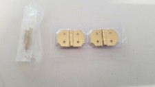 5 Sets 10 Hinges Solid Brass Decorative Hinges 5/8 - inch x 1 - Inch