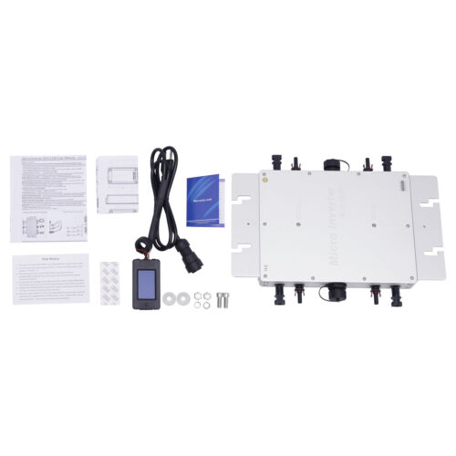 Solar Micro Inverter WVC-1200W MPPT Grid Tie Pure Sine Wave DC to AC Waterproof - Picture 4 of 20