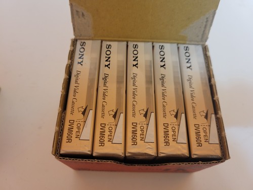 5 Pack Sony DVM60R Mini DV 60 Minute Video Cassette NEW Sealed Made in JAPAN - Picture 5 of 8