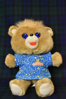 1985 Teddy Ruxpin Sleepy Time Hug N Sing Plush Bear Wicked Cool