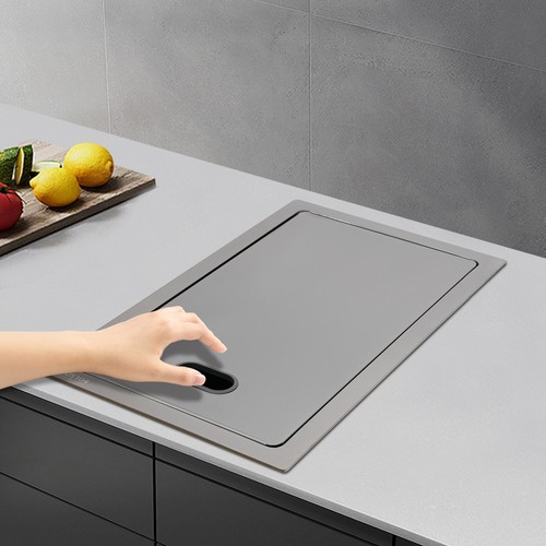 Single Bowl Kitchen Bar Sink Hidden Drop-in Kitchen Sink with Folding Faucet - Picture 5 of 23