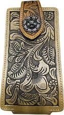 Western Stakes Western Leather Phone Belt Holster Cell Phone Case Phone Pouch